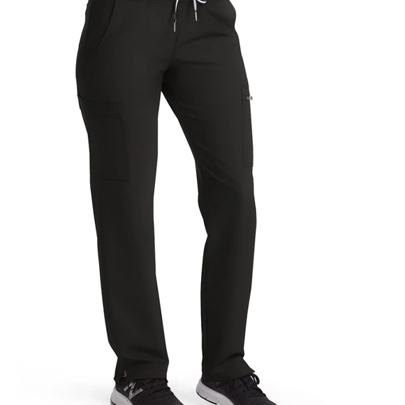 White Cross Scrub Pants XS petite - Picture 1 of 3